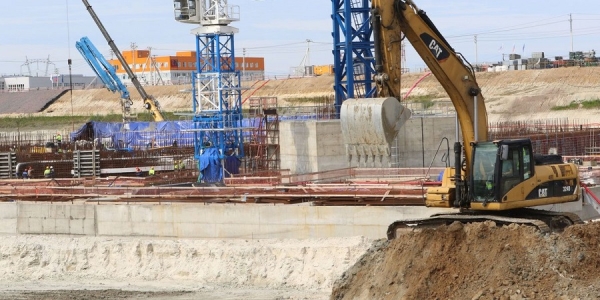 Concreting of the foundation of the reactor building of power unit No. 4 has been completed at  Leningrad NPP-2