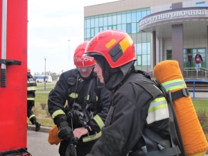 Practical evacuation training was held at Belarusian NPP