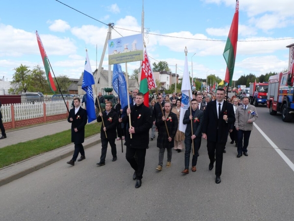 Belarusian NPP took an active part in the festive events on the occasion of the 80th anniversary of the Victory in the Great Patriotic War