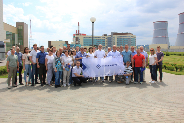 Employees of Minsk CHPP-4 visited Belarusian NPP